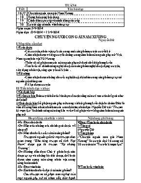 Giáo án Ngữ văn lớp 9 - Tiết 16 đến 20 - Năm học 2016-2017 - Lê Minh Đông
